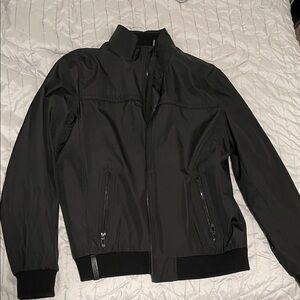 Calvin Klein Men's Black Windbreaker Jacket
